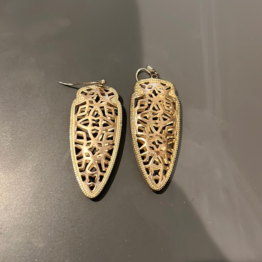 Kendra Scott Sadie Filigree Arrowhead Rose Gold / Gold